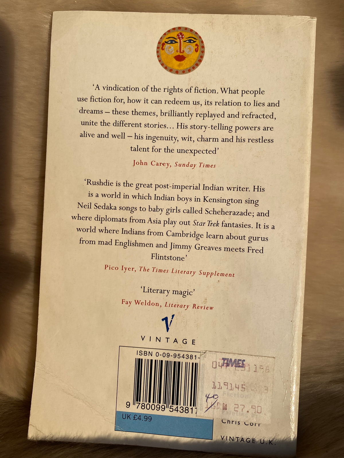 1995: East, West, by Salman Rushdie