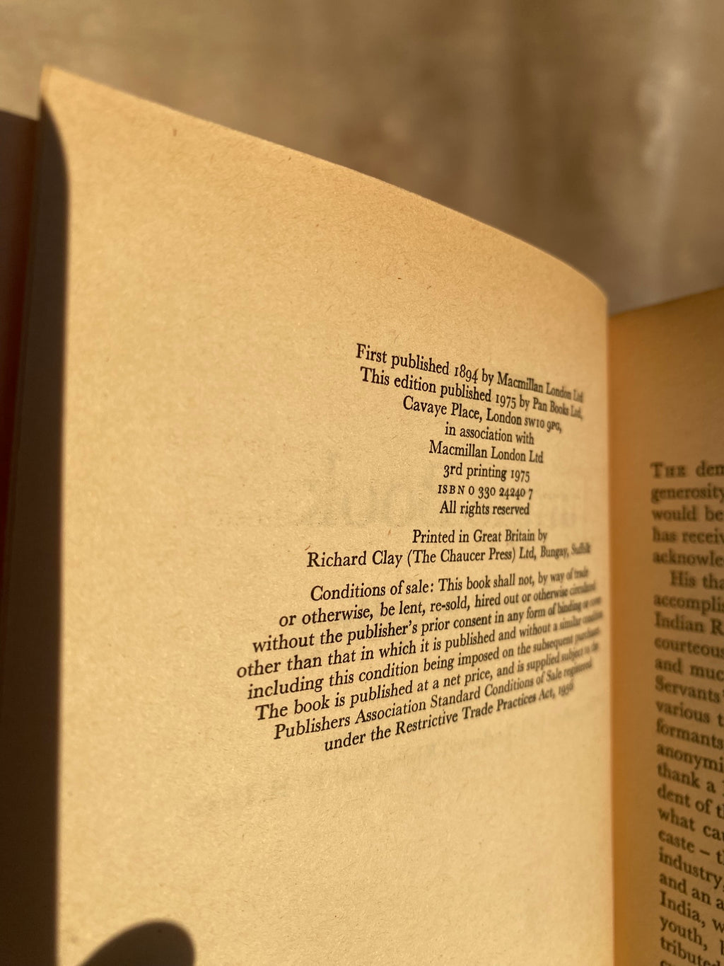 1975: The Jungle Book, by Rudyard Kipling