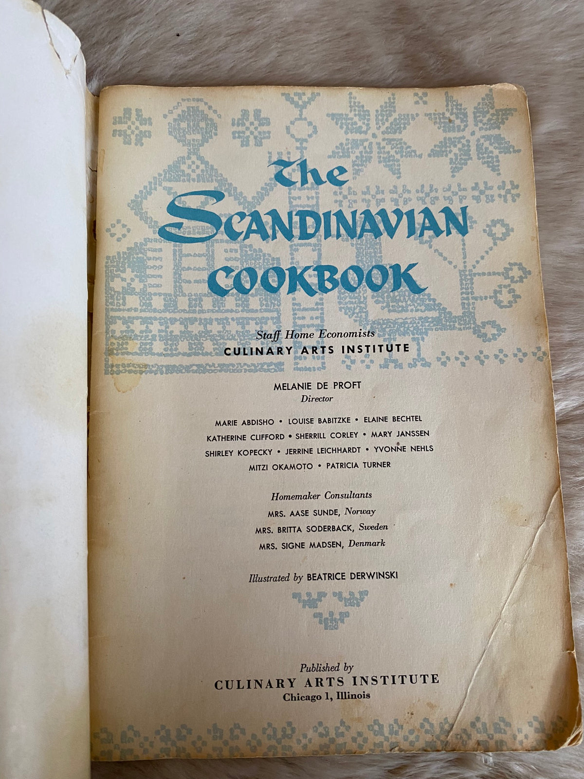 1956: The Scandinavian Cookbook: 59 Recipes from Norway, Sweden, Denmark