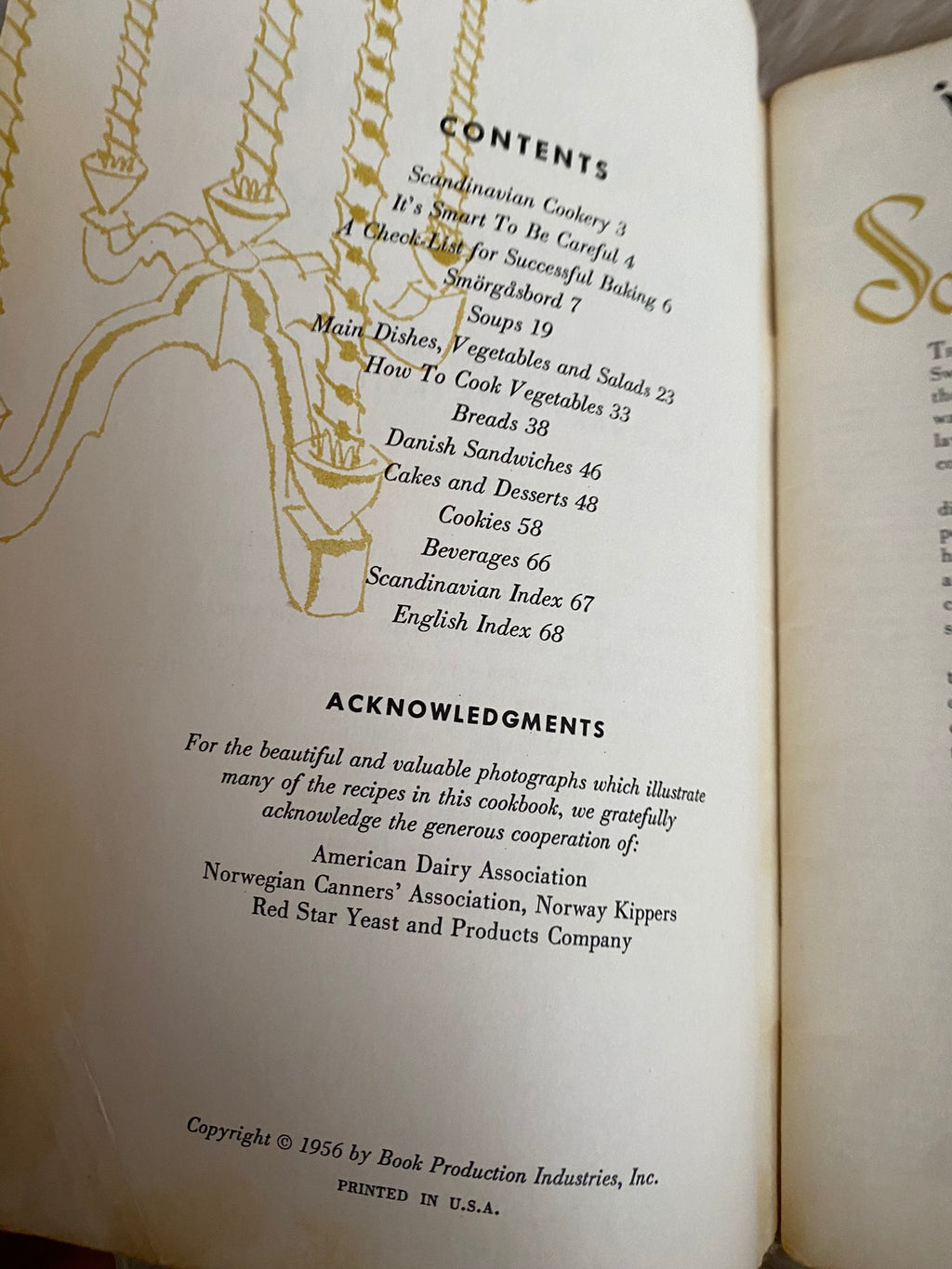 1956: The Scandinavian Cookbook: 59 Recipes from Norway, Sweden, Denmark