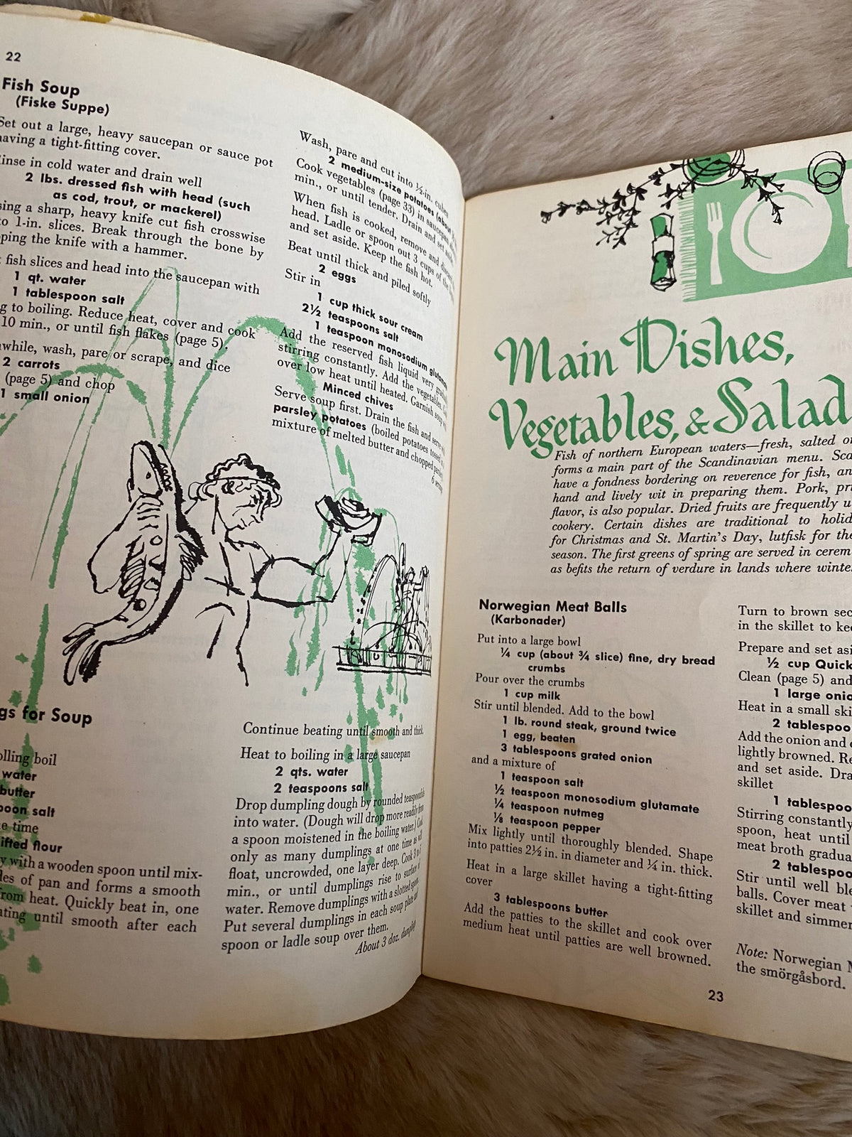 1956: The Scandinavian Cookbook: 59 Recipes from Norway, Sweden, Denmark