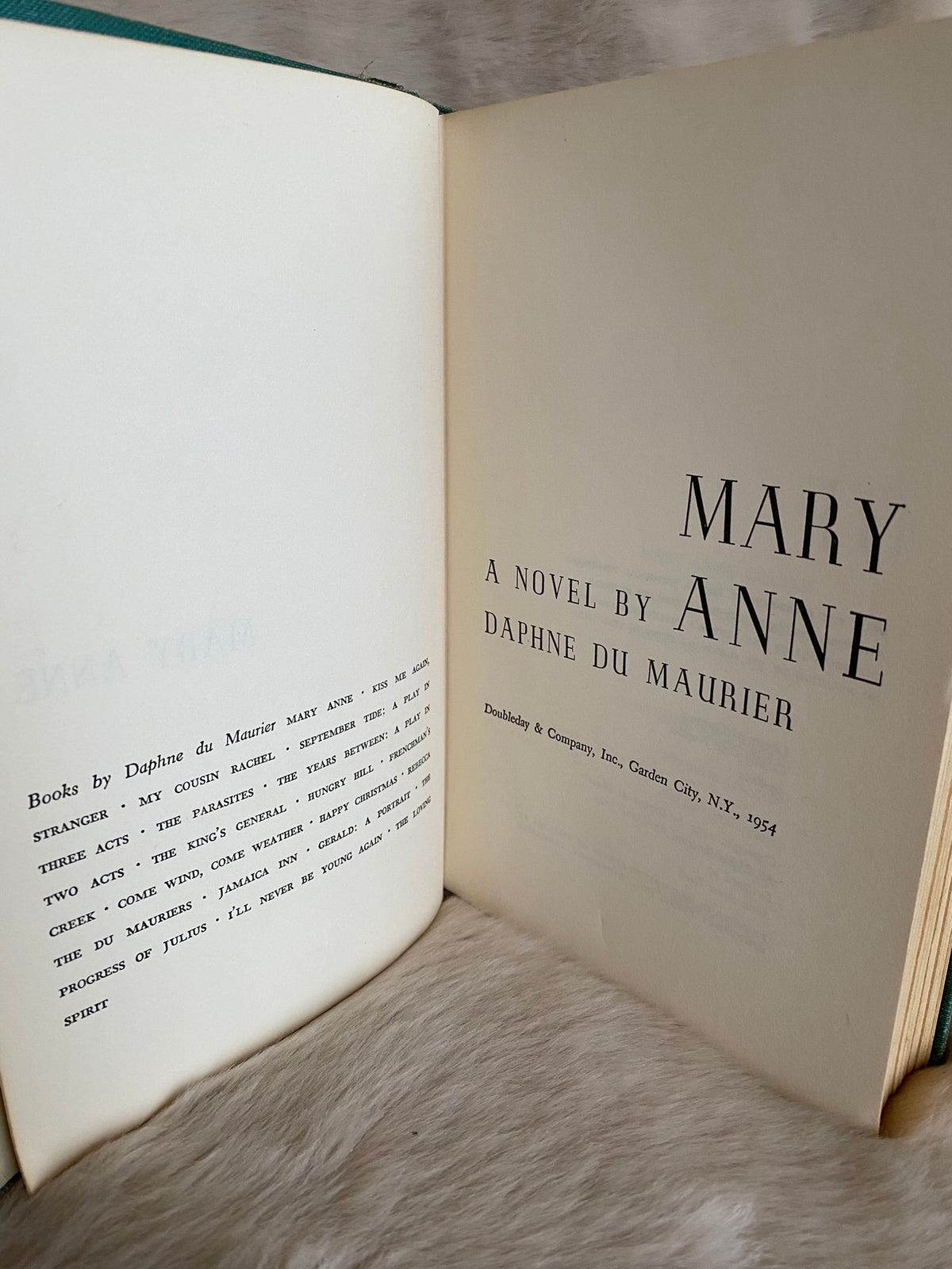 1954: Mary Anne, by Daphne Du Maurier