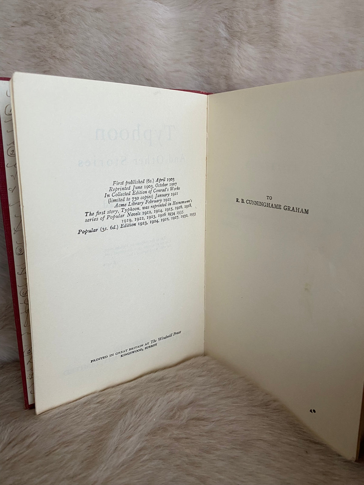 Typhoon and Other Stories, by Joseph Conrad
