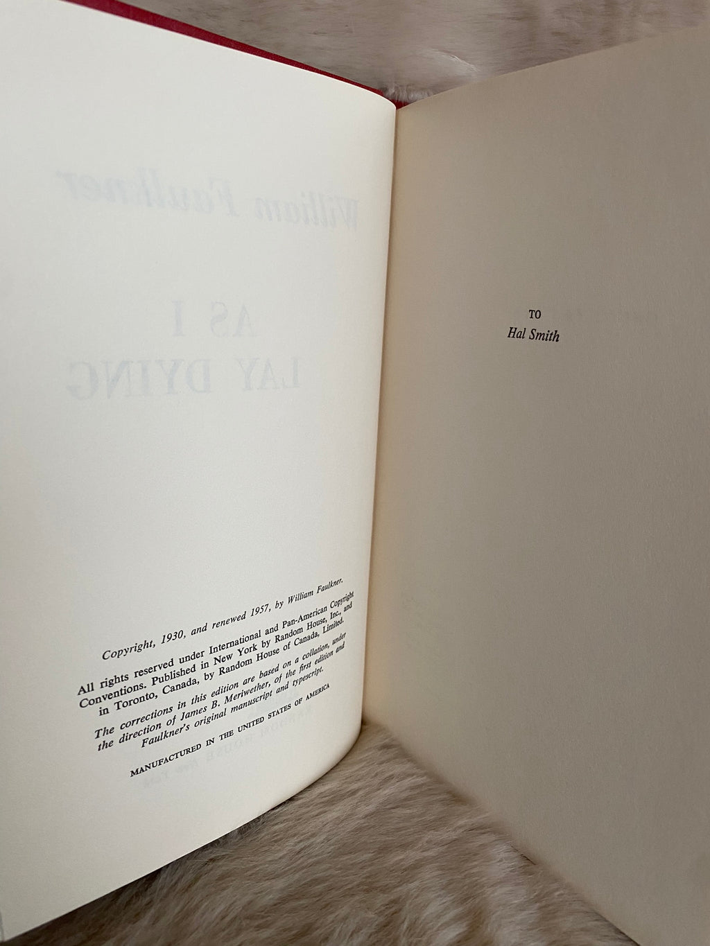 Set of 2: As I Lay Dying, Sanctuary, by William Faulkner