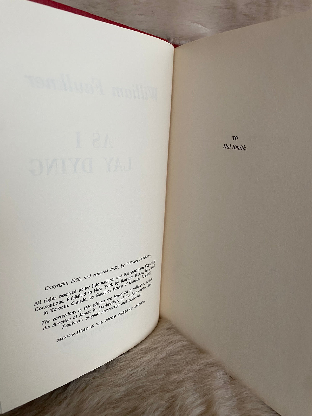 Set of 2: As I Lay Dying, Sanctuary, by William Faulkner