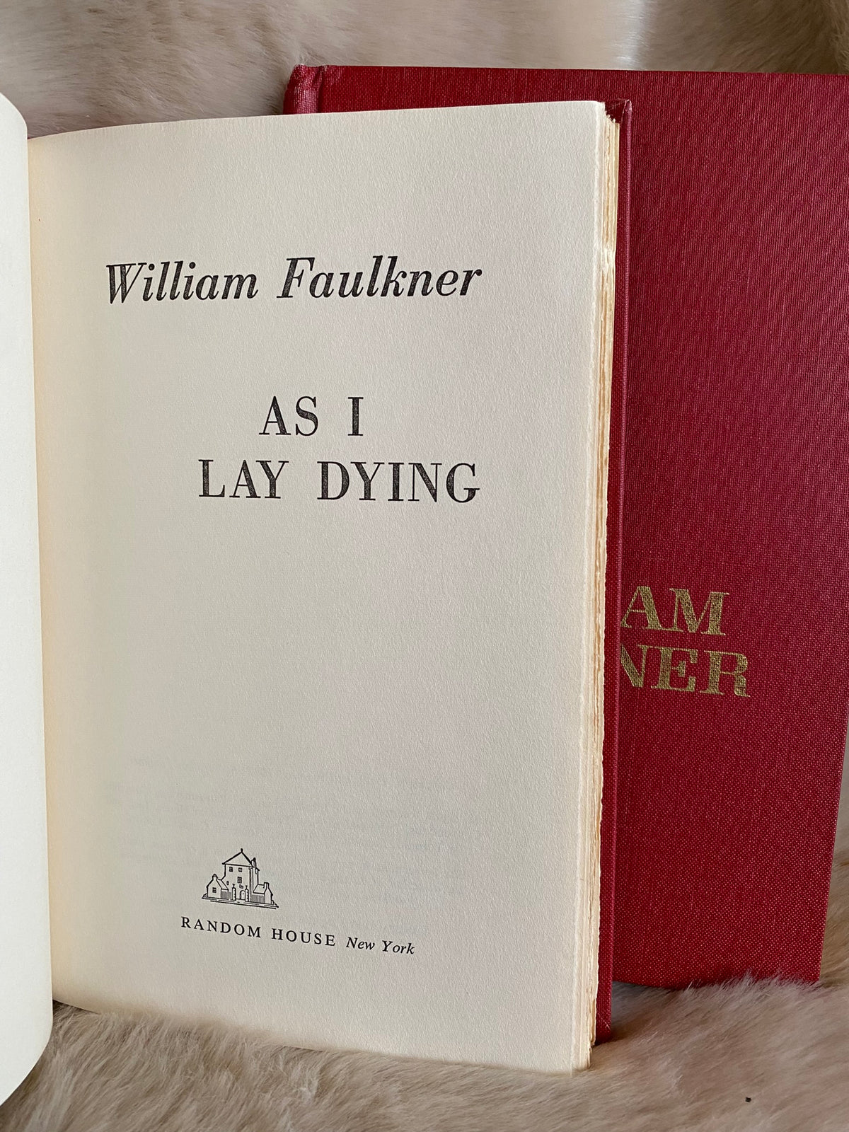 Set of 2: As I Lay Dying, Sanctuary, by William Faulkner