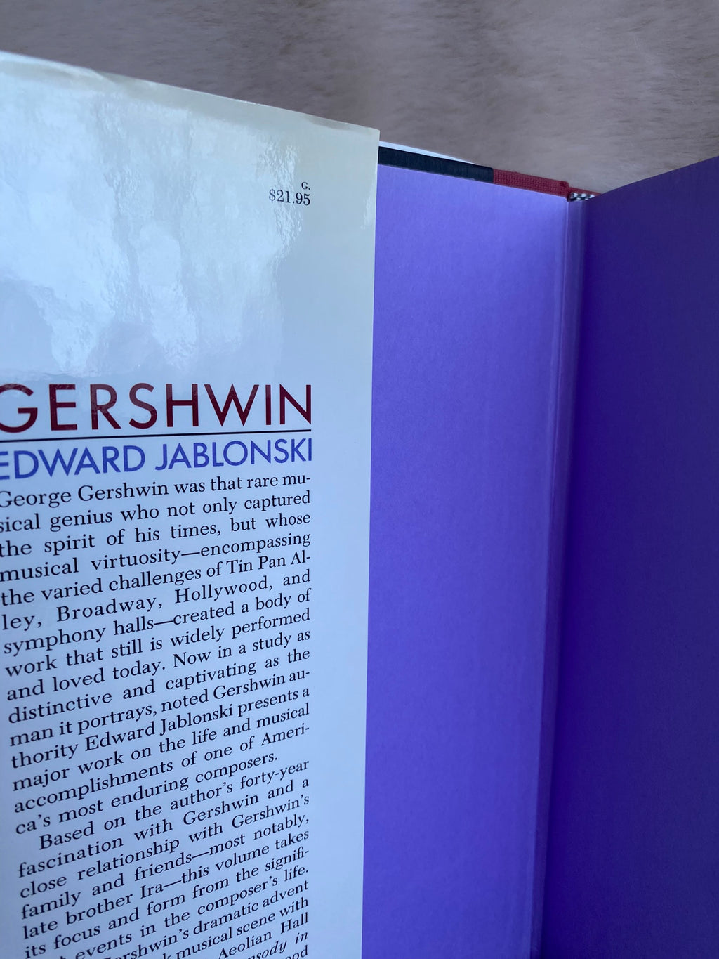 1987: Gershwin, by Edward Jablonski