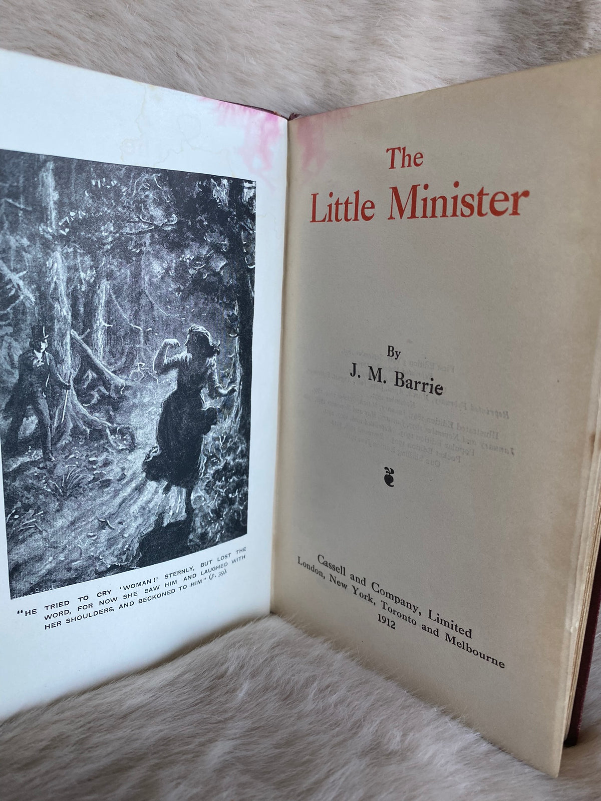 1912: The Little Minister, by J. M. Barrie