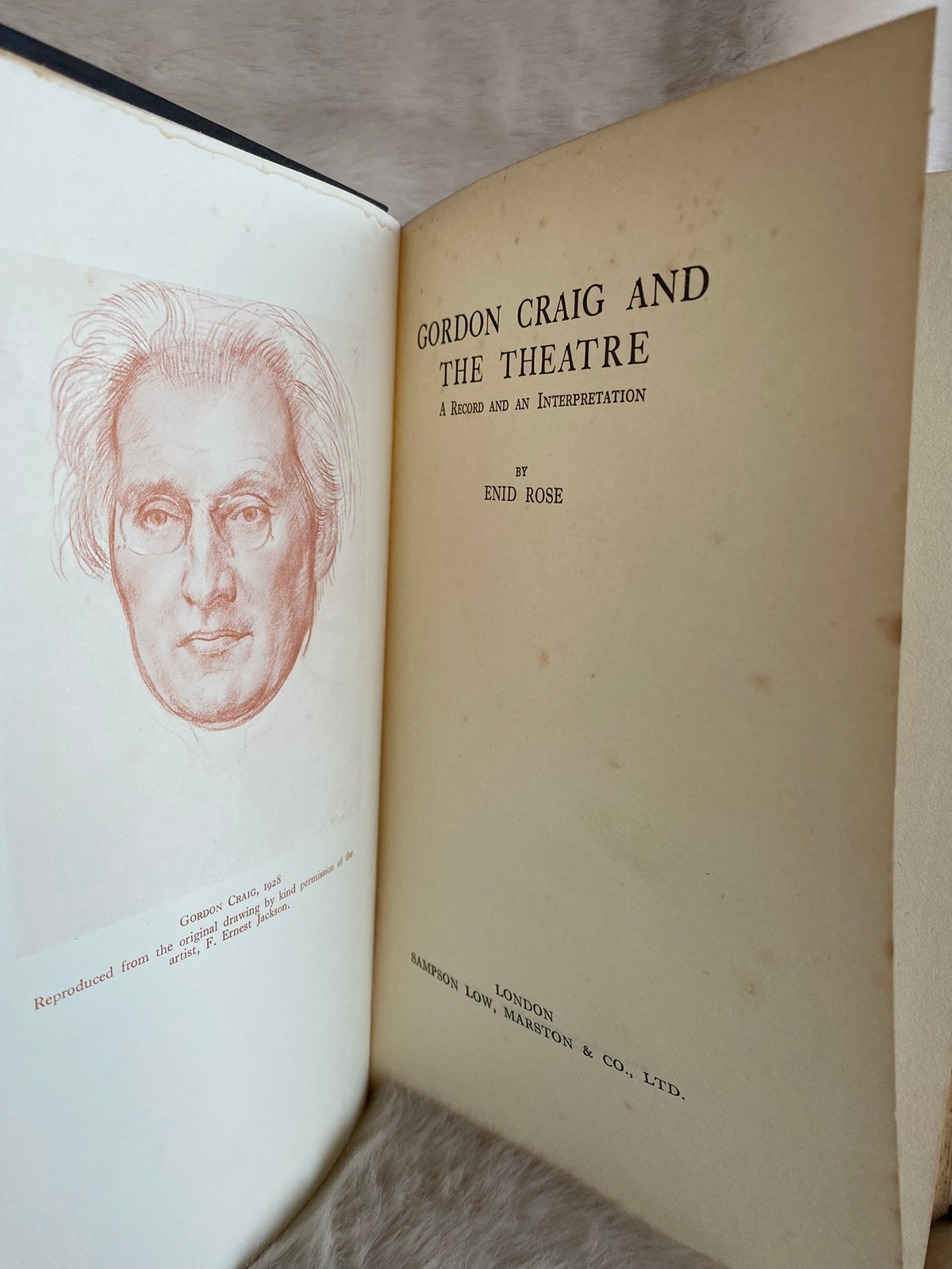 Gordon Craig and the Theatre: A Record and an Interpretation, by Enid Rose