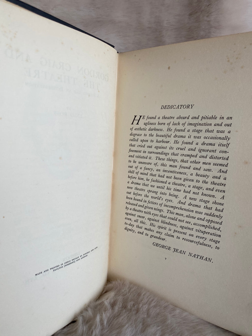 Gordon Craig and the Theatre: A Record and an Interpretation, by Enid Rose