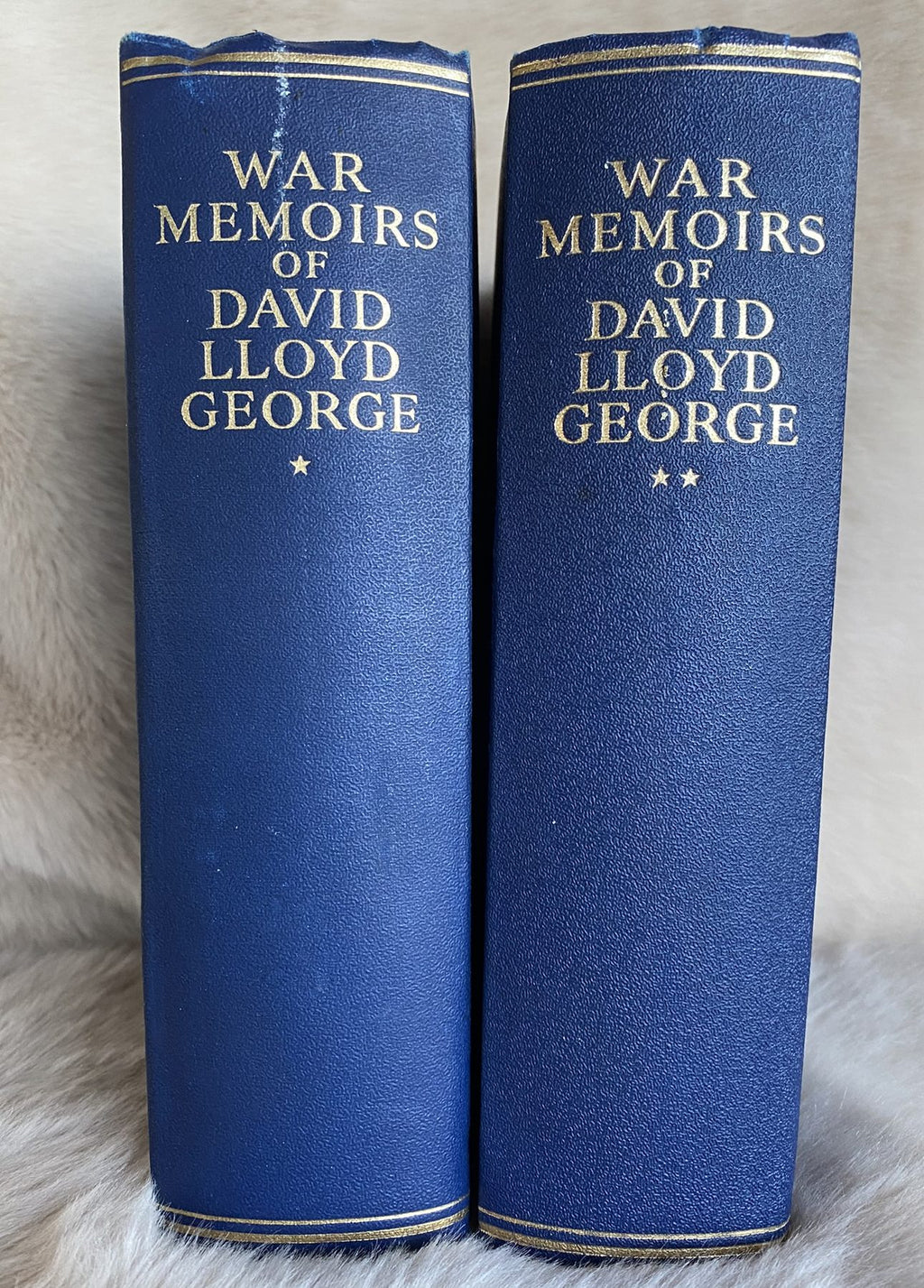 War Memoirs of David lloyd George, volumes I and II