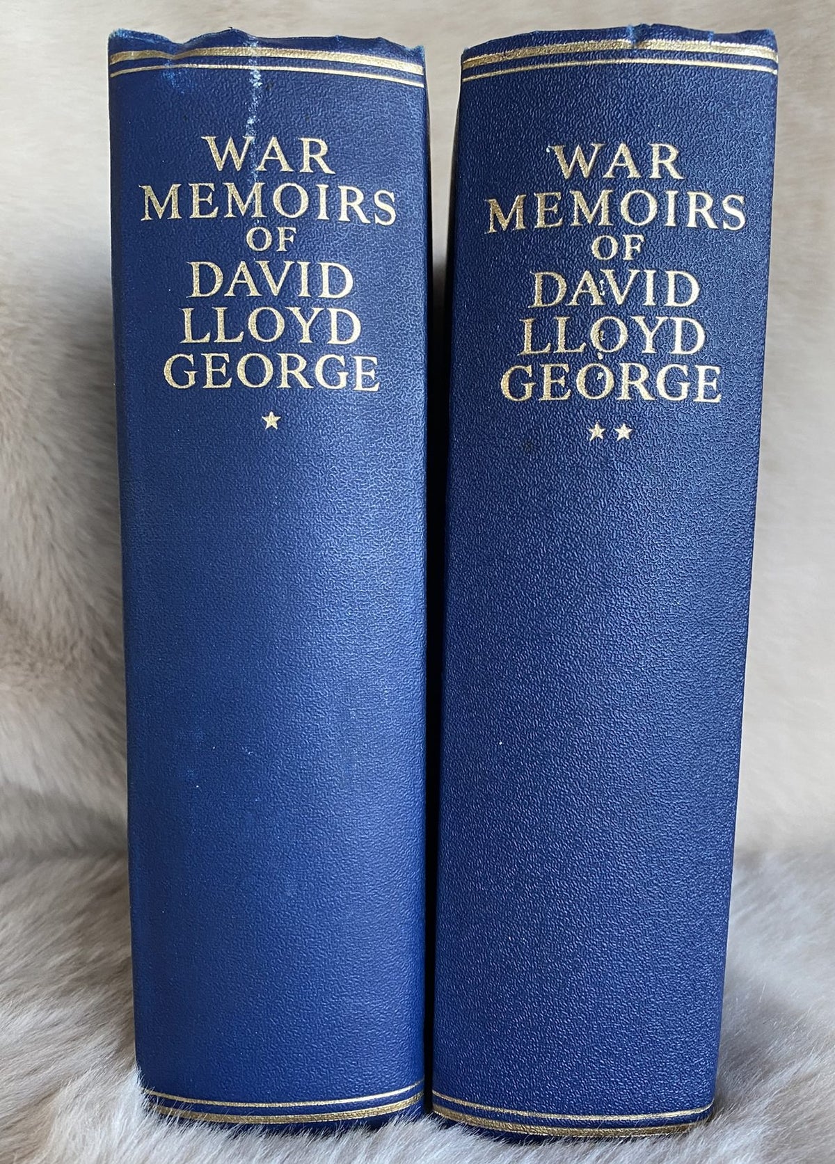 War Memoirs of David lloyd George, volumes I and II