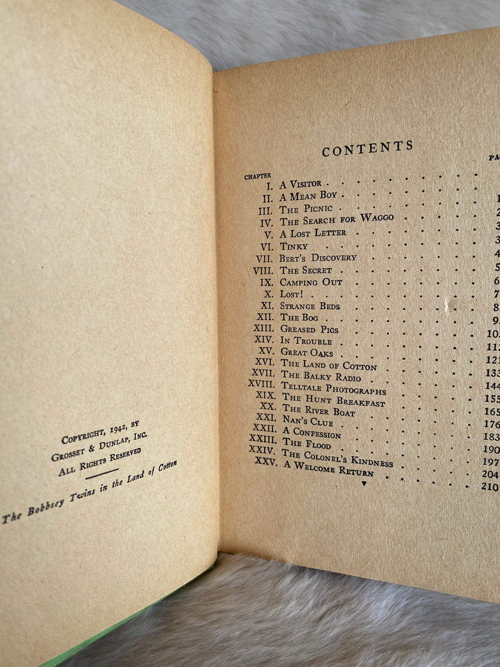 1942: The Bobbsey Twins In the Land of Cotton, by Laura Lee Hope