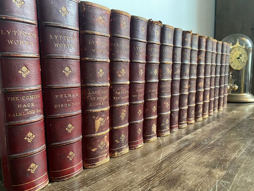 1870s: Lord Lytton's Works - 16 Volumes