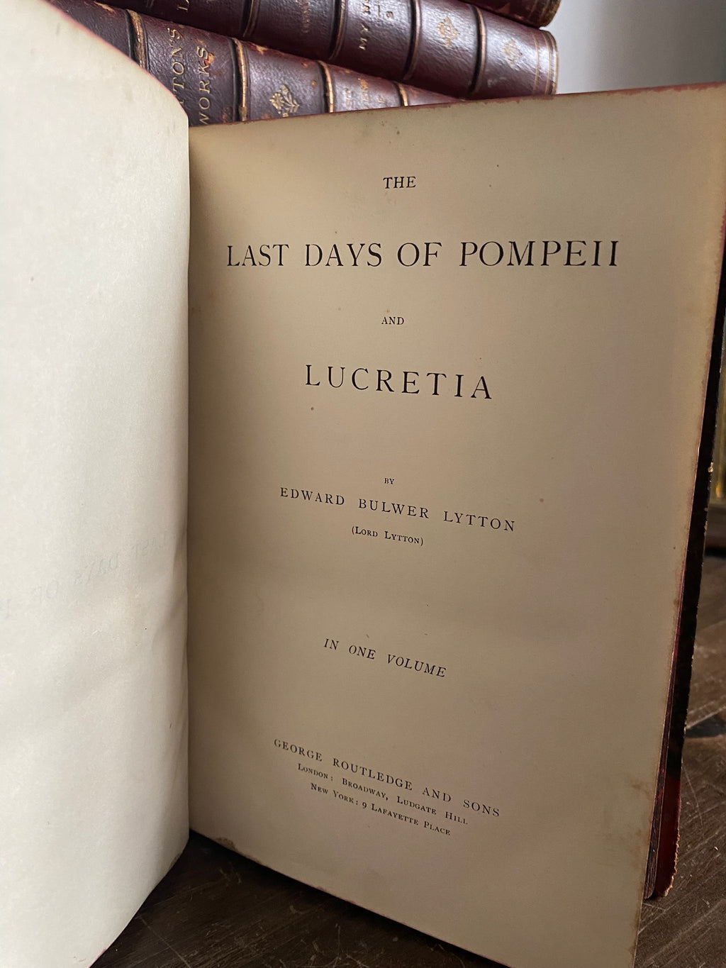 1870s: Lord Lytton's Works - 16 Volumes