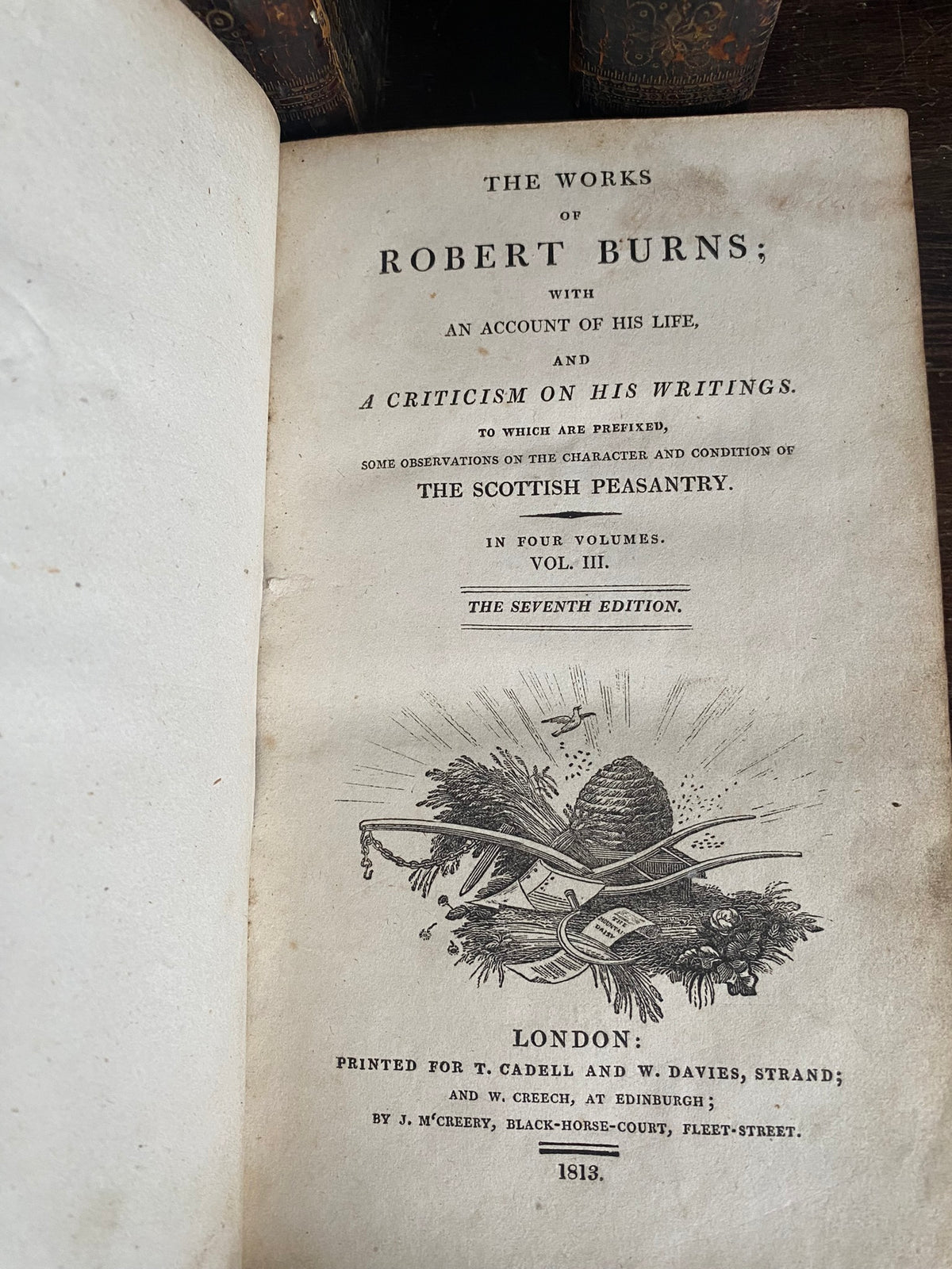 1813: The Works of Robert Burns in 4 Volumes