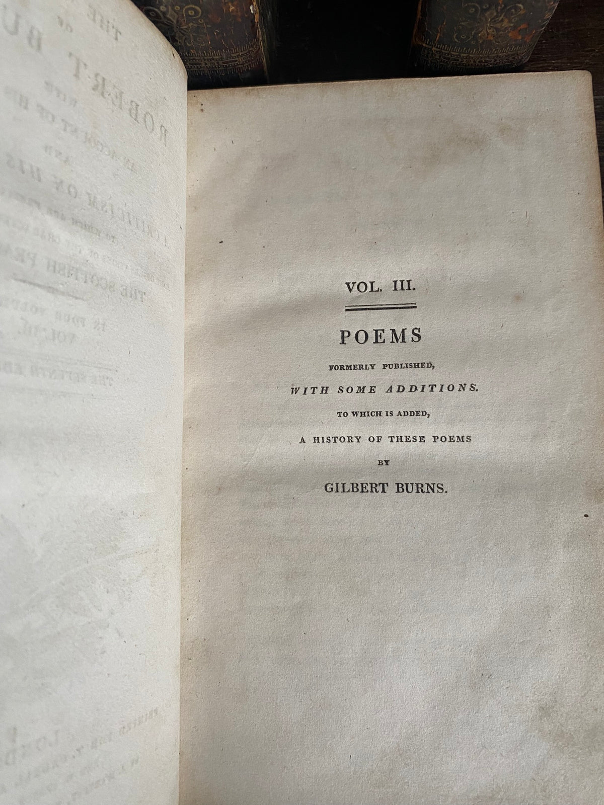 1813: The Works of Robert Burns in 4 Volumes