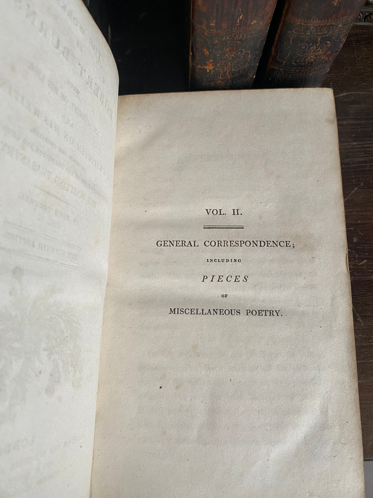 1813: The Works of Robert Burns in 4 Volumes