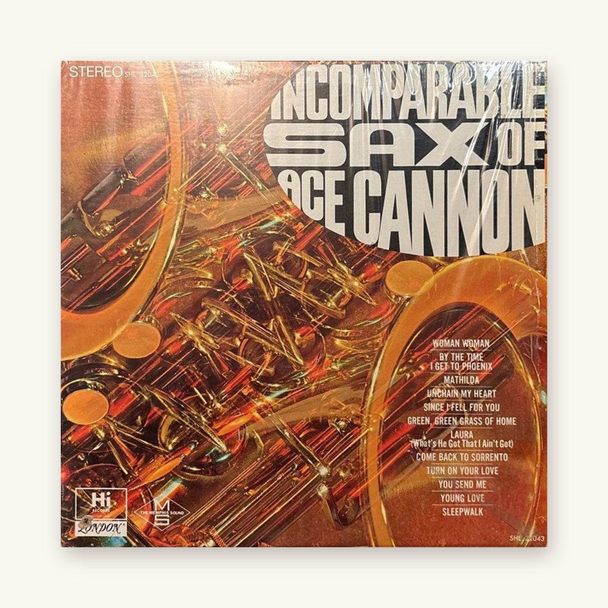 Ace Cannon - Incomparable Sax of Ace Cannon Vinyl LP.