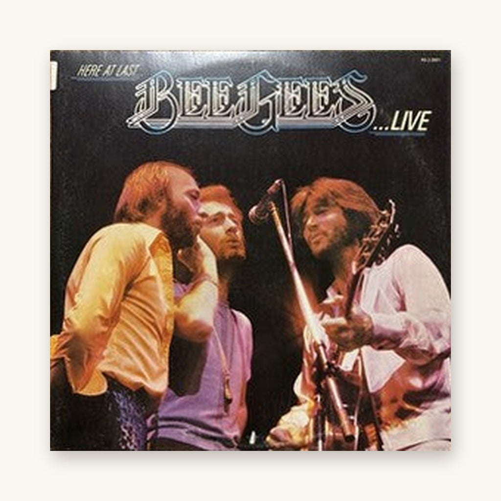BEE GEES LIVE Vinyl LP Here At Last 2 LP Set - RS-2-3901 Disco VG Shrink | 1977 | Vinyl LP