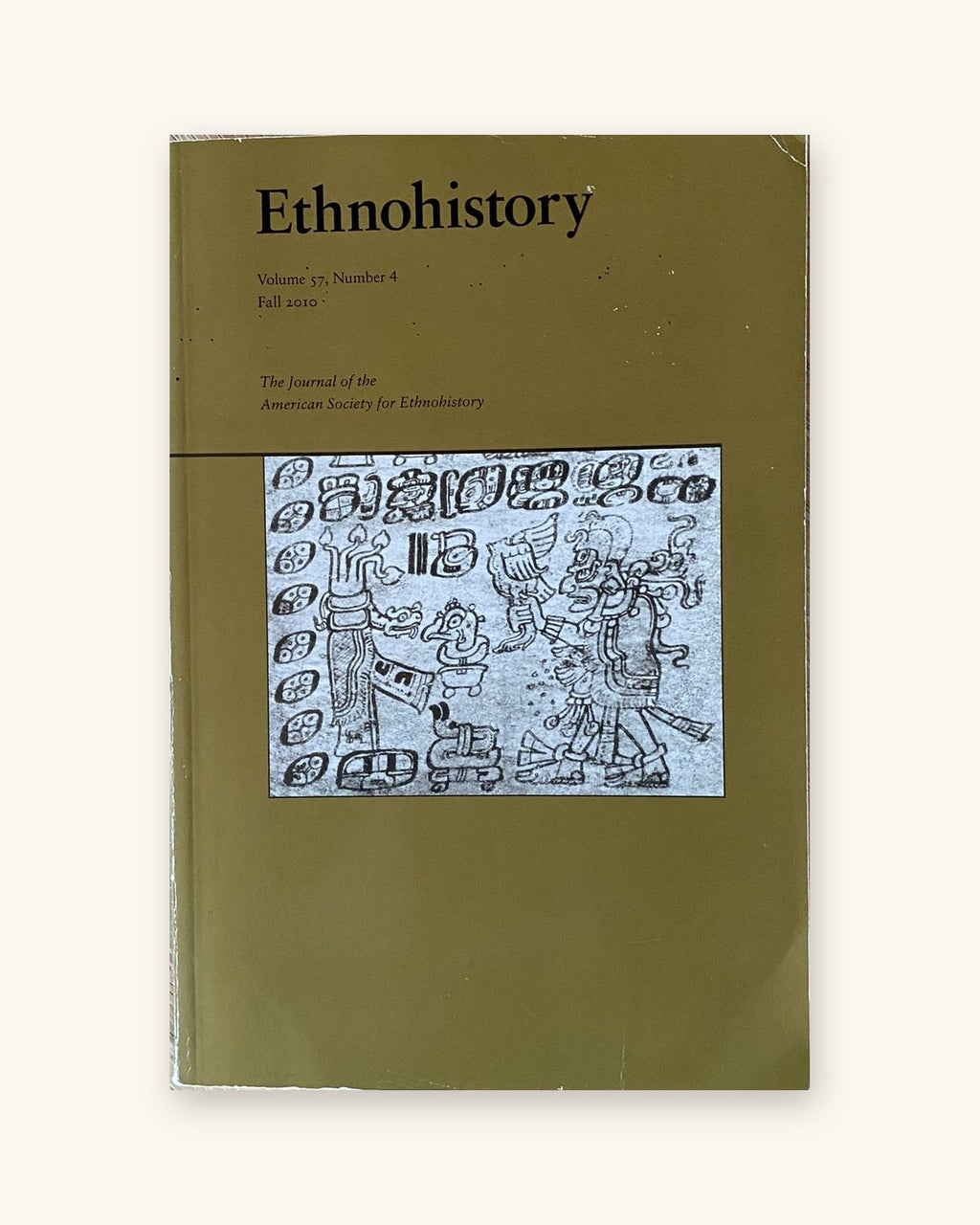 Ethnohistory, часопіс Амерыканскага таварыства этнагісторыі. Том 57, нумар 4, восень 2010 г.