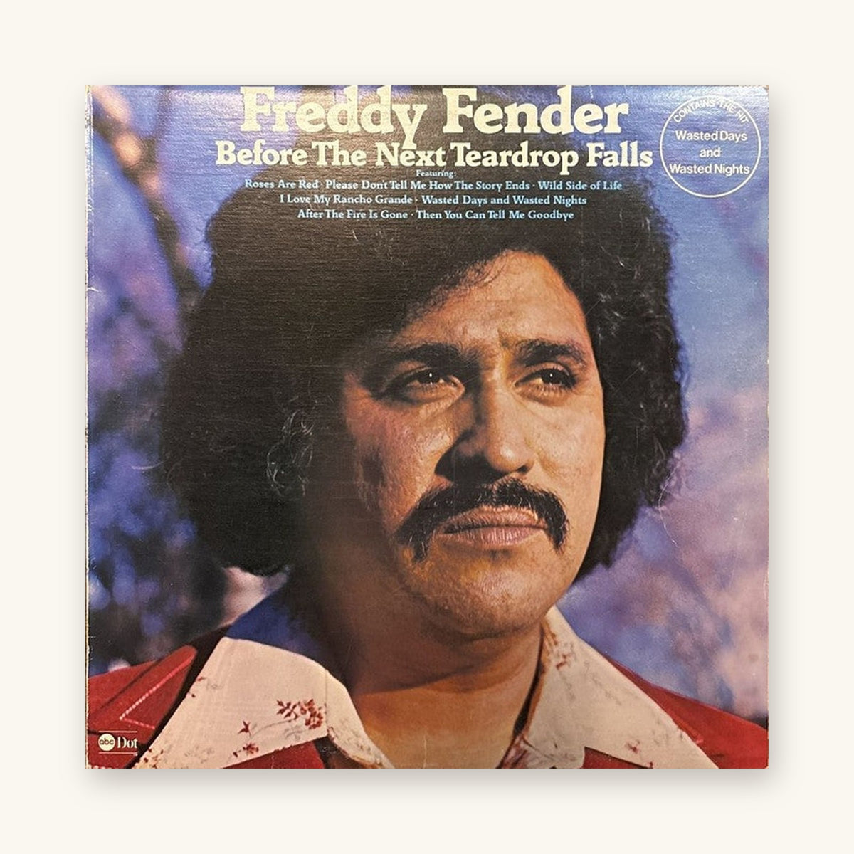 Freddy Fender - Before The Next Teardrop Falls Vinyl LP Record