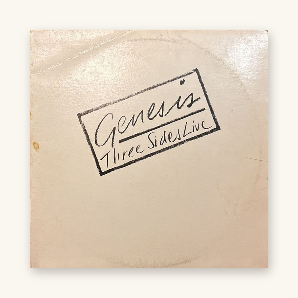 Genesis - Three Sides Live 2LP Vinyl Record (1982)