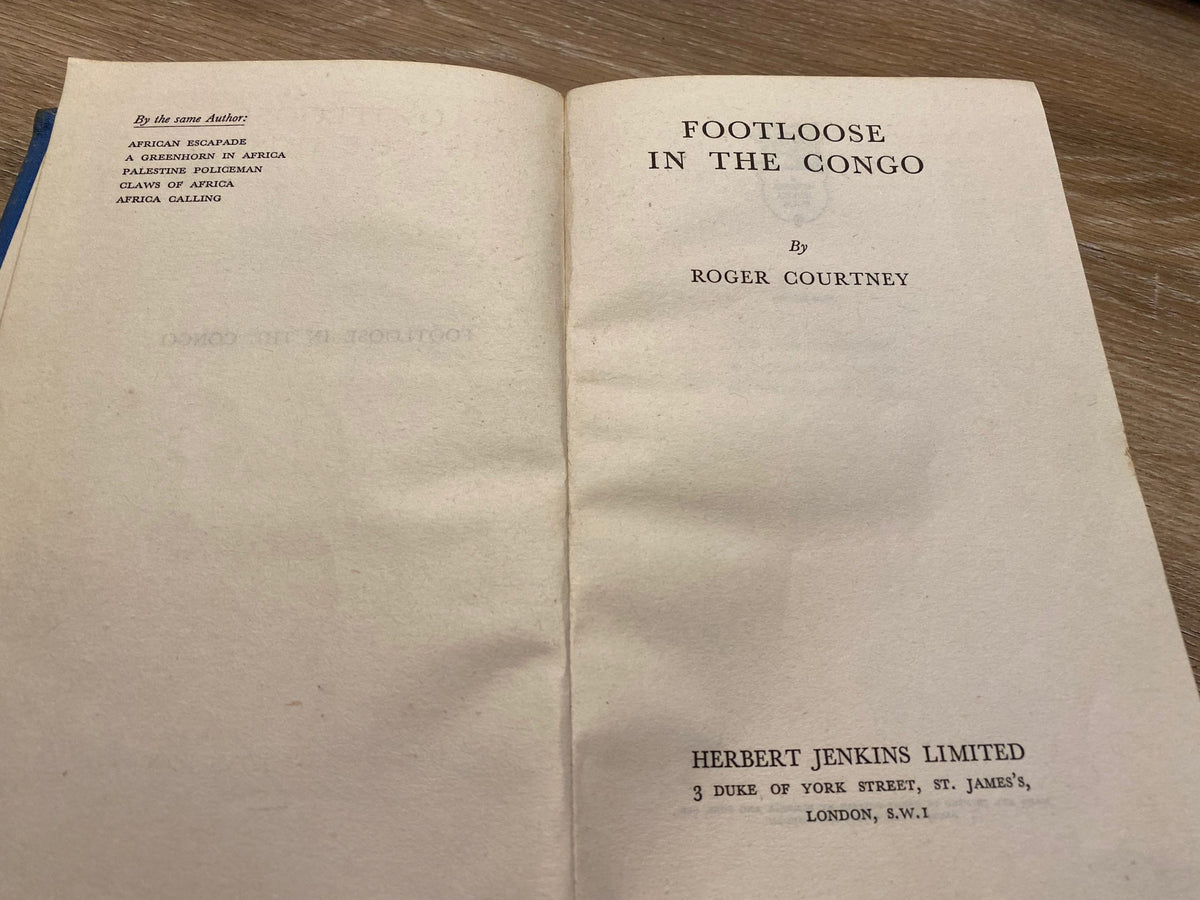 RARE, 1948: Footlose in the Congo, by Roger Courtney