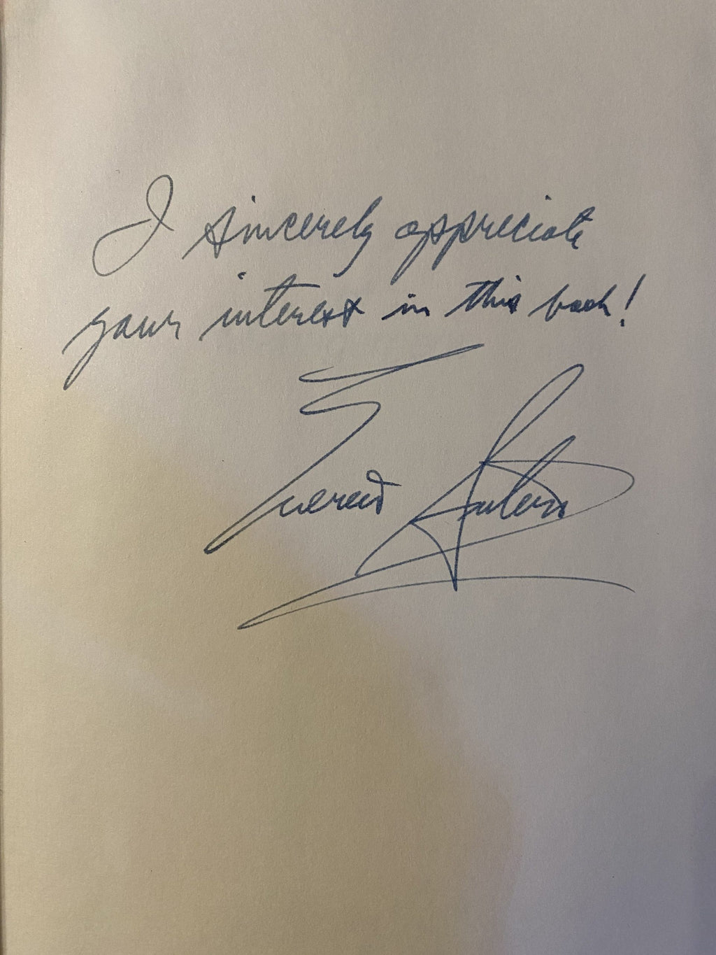1989 SIGNED 1st ed. The Unnatural Act of Management, by Everett T. Sutters