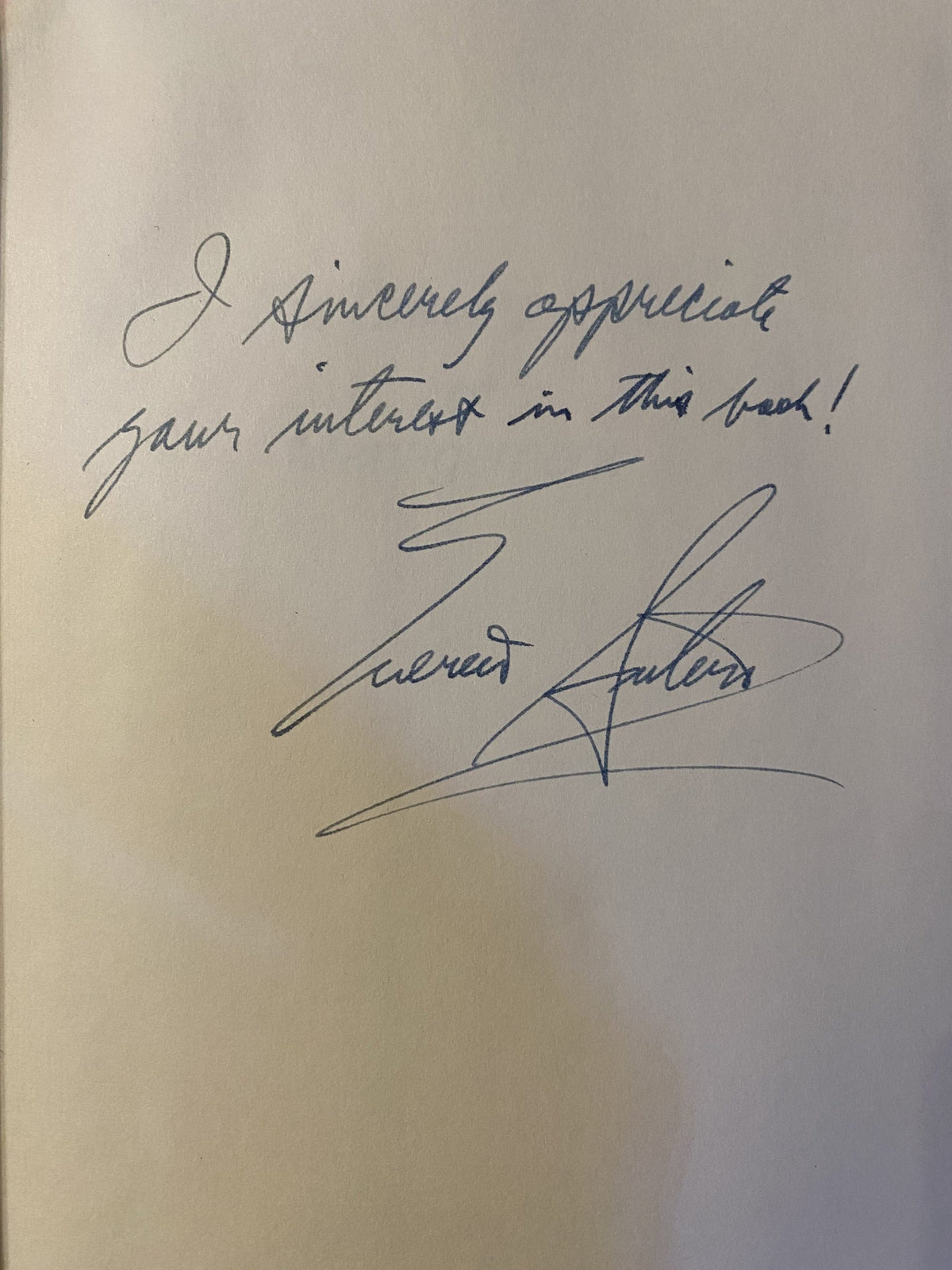 1989 SIGNED 1st ed. The Unnatural Act of Management, by Everett T. Sutters