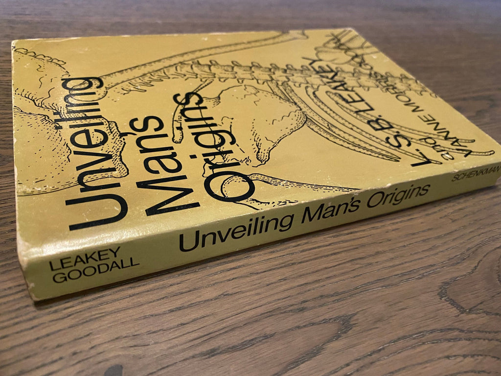 1969 Unveiling Man's Origins: Ten Decades of Thought About Human Evolution, by L.S.B. Leakey and Vanne Morris Goodal