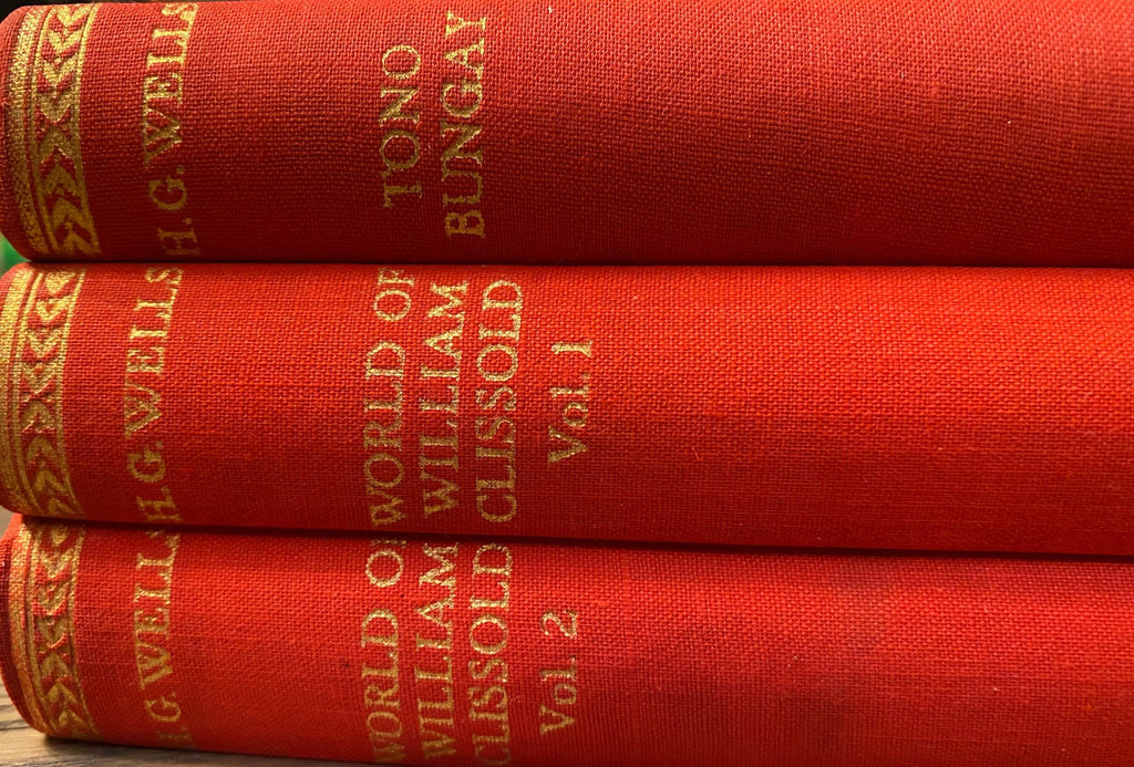 1933, H. G. Wells: World of William Glissold (2 volumes), Tono Bungay