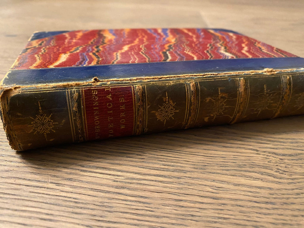 1889: Poetical Works by Elizabeth Barret Barret (Mrs. E. B. Browning)