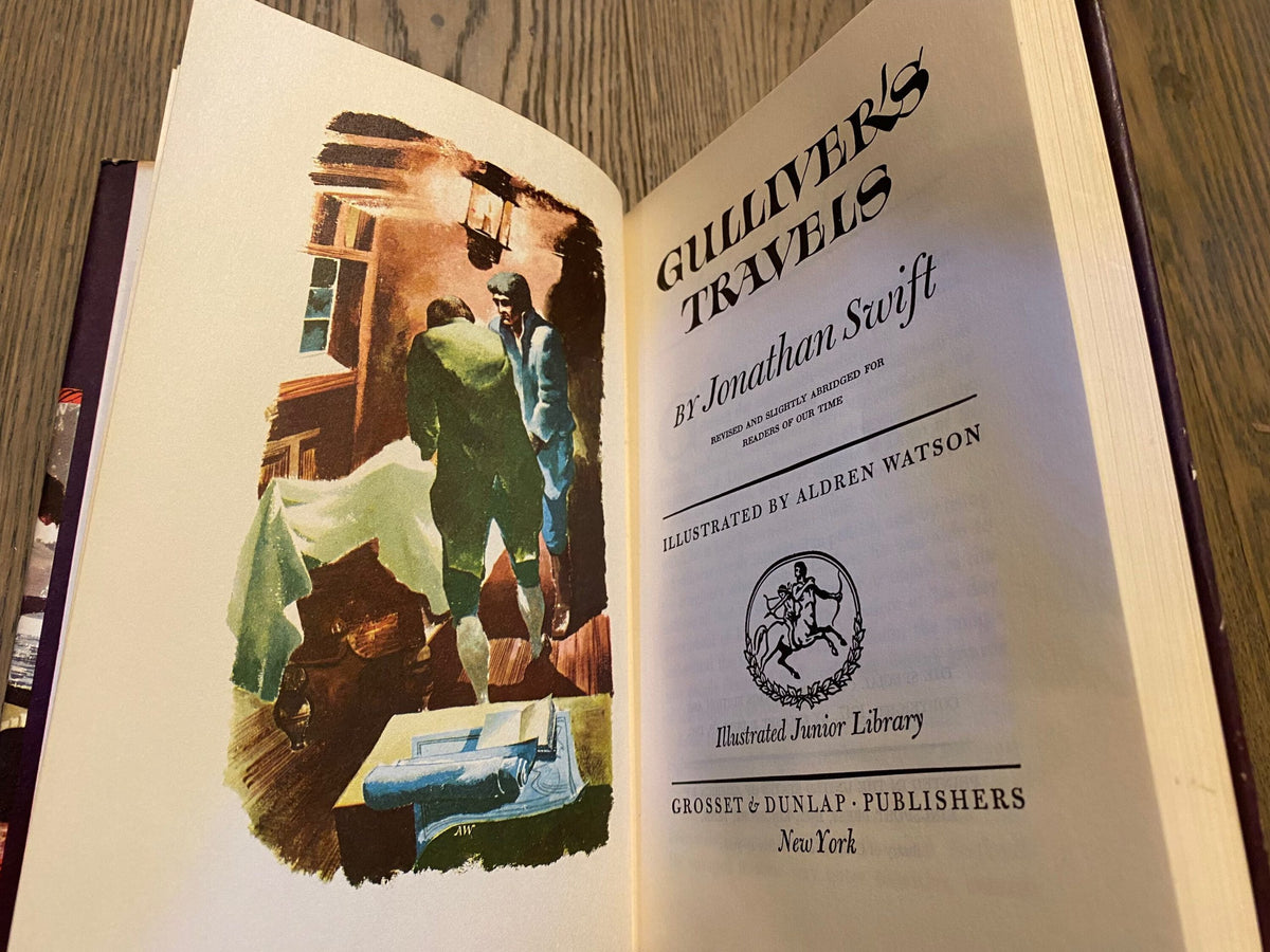 1947: Gulliver's Travels, by Jonathan Swift, illustrated by Alden Watson
