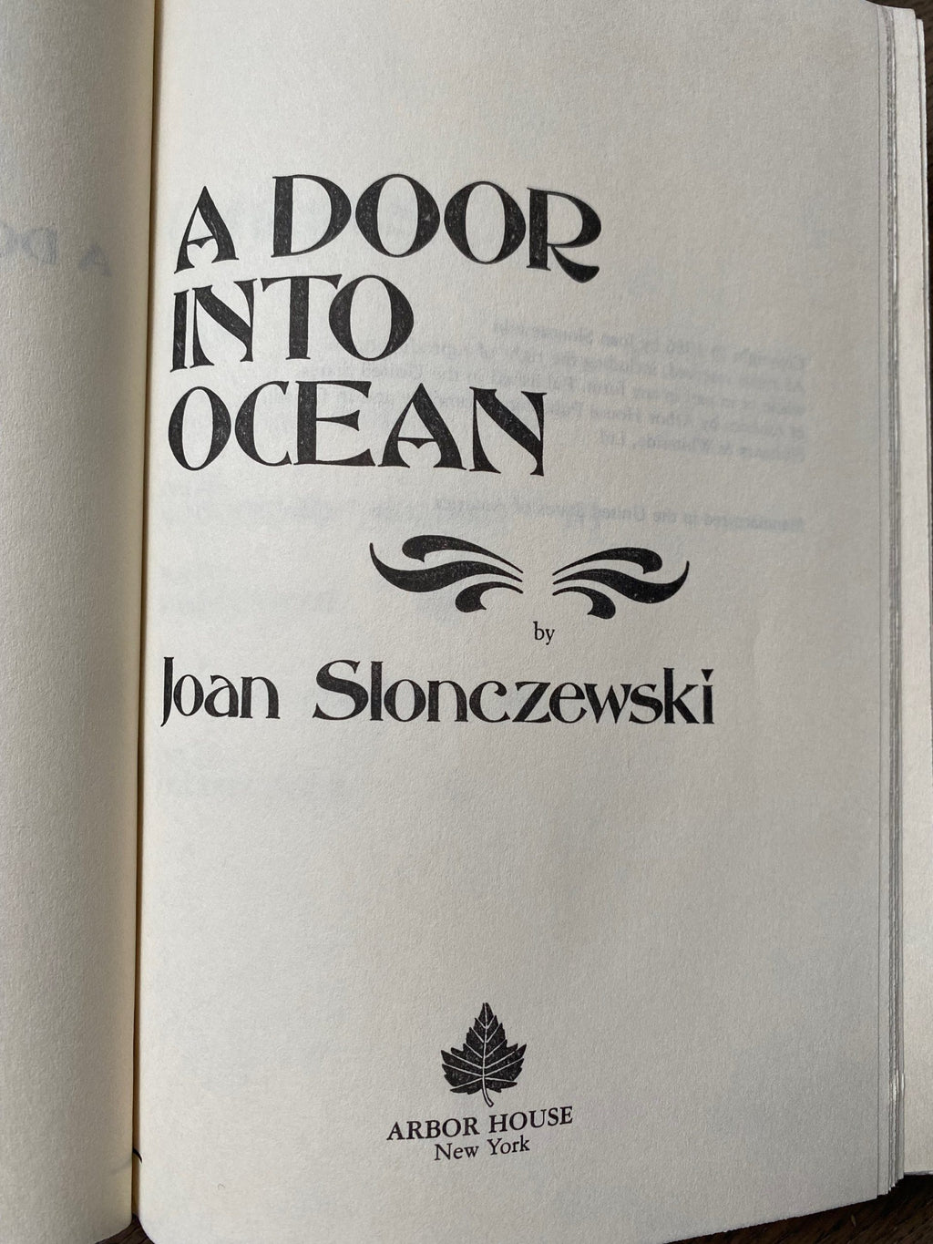 1986: A Door into Ocean, a Science Fiction Novel by Joan Slonczewski