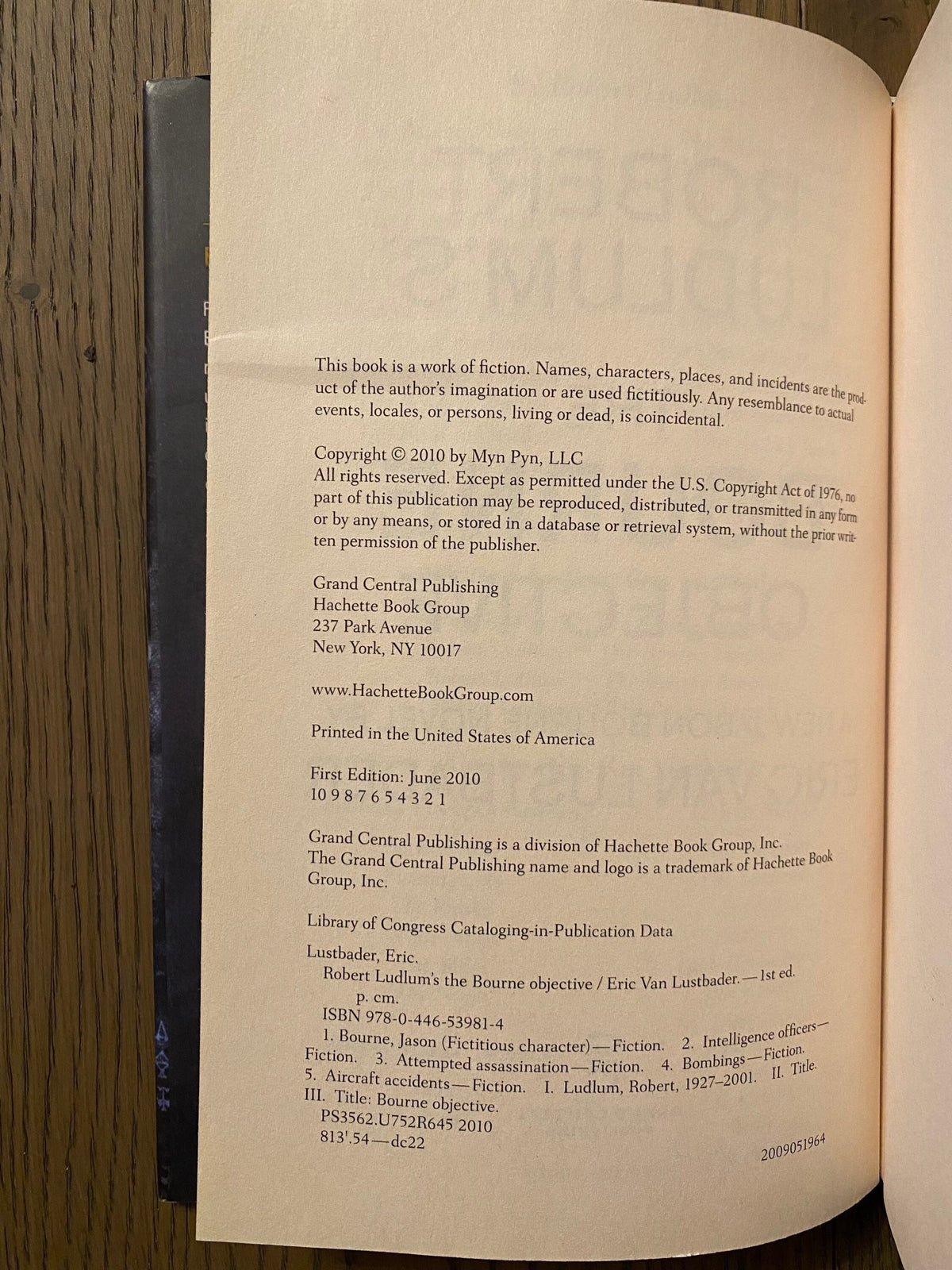 Robert Ludlum's first editions The Bourne Objective, The Ambler Warning, The Bourne Supremacy