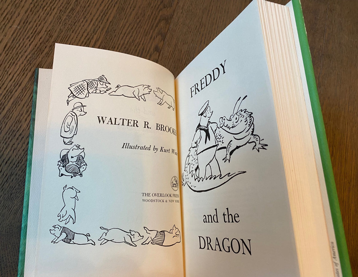 Freddy and the Dragon, by Walter R. Brooks, illustrated by Kurt Wiese, the Overlook Press, 2000