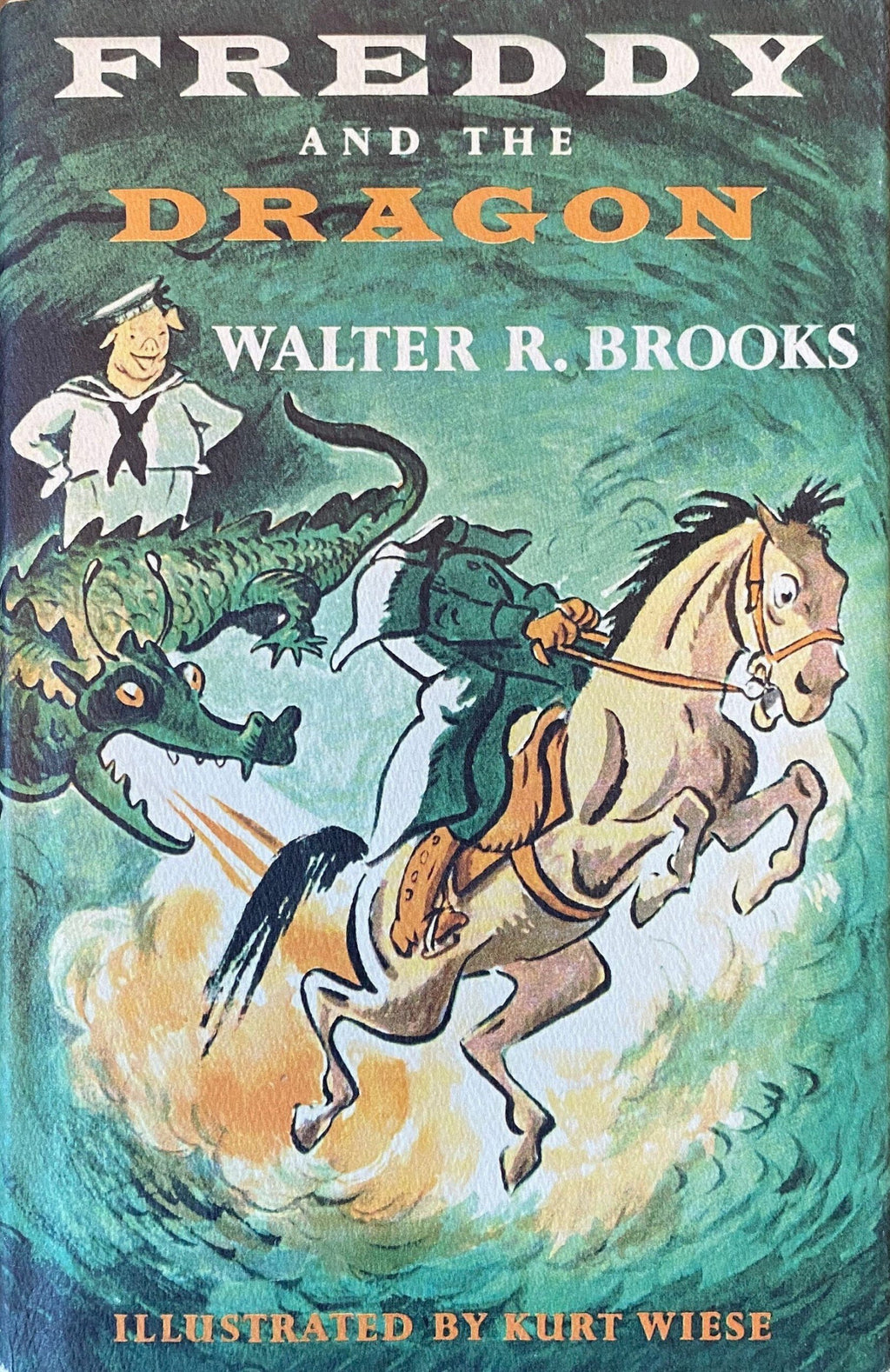 Freddy and the Dragon, by Walter R. Brooks, illustrated by Kurt Wiese, the Overlook Press, 2000