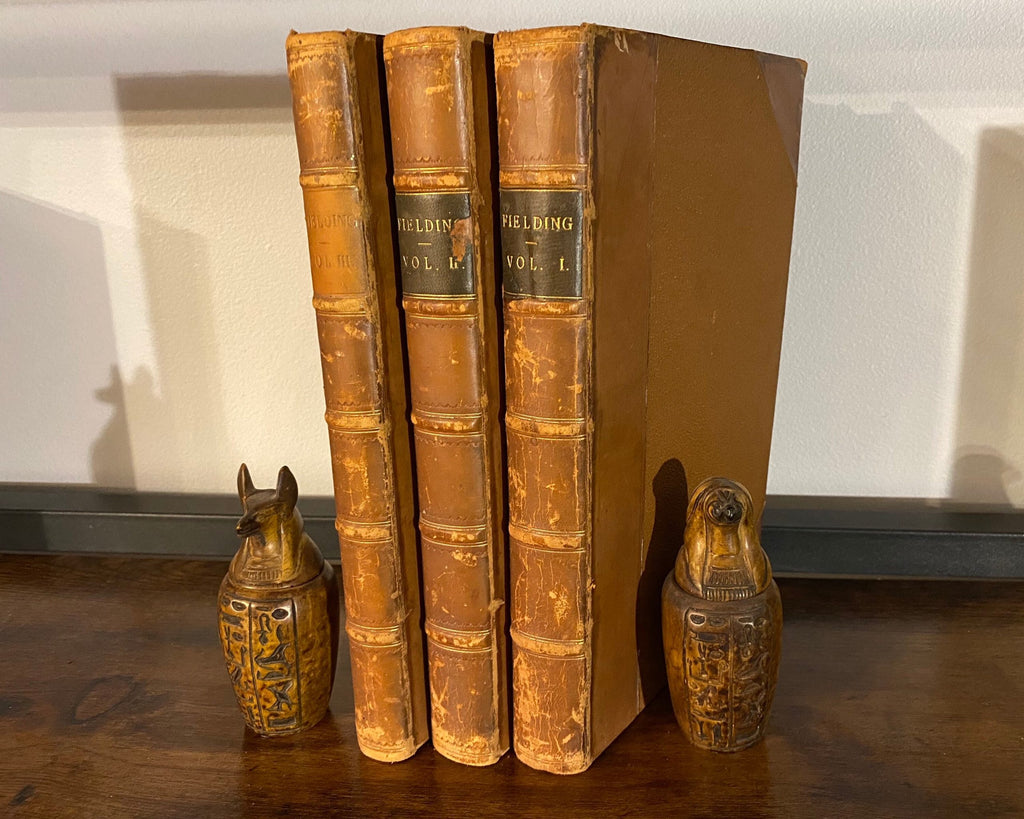 1880s: The Complete Works of Henry Fielding, in 3 volumes, with Thomas Roscoe and George Cruikshank