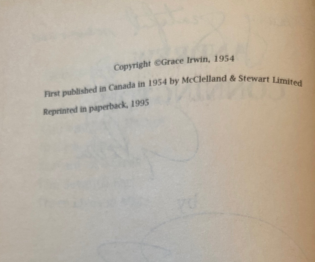 SIGNED: Andrew Connington, by Grace Irwin, 1995