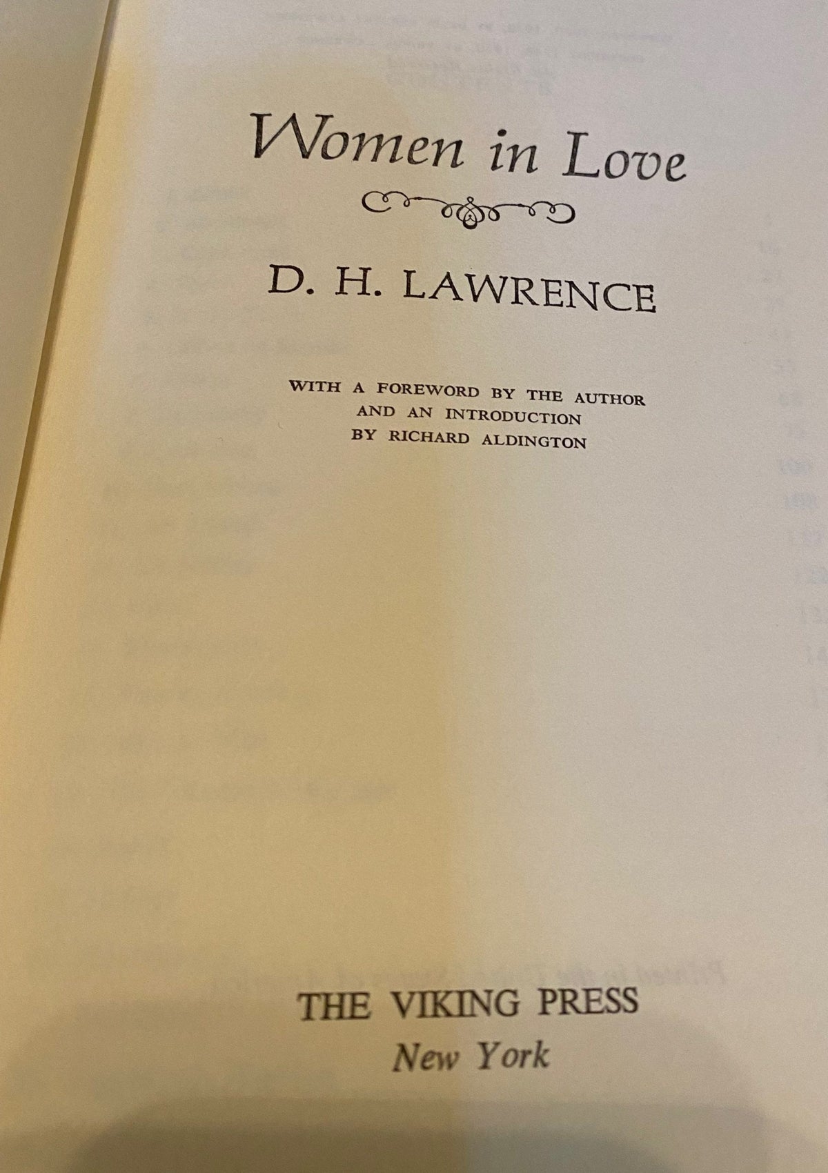 1950: Women in Love, by D. H. Lawrence