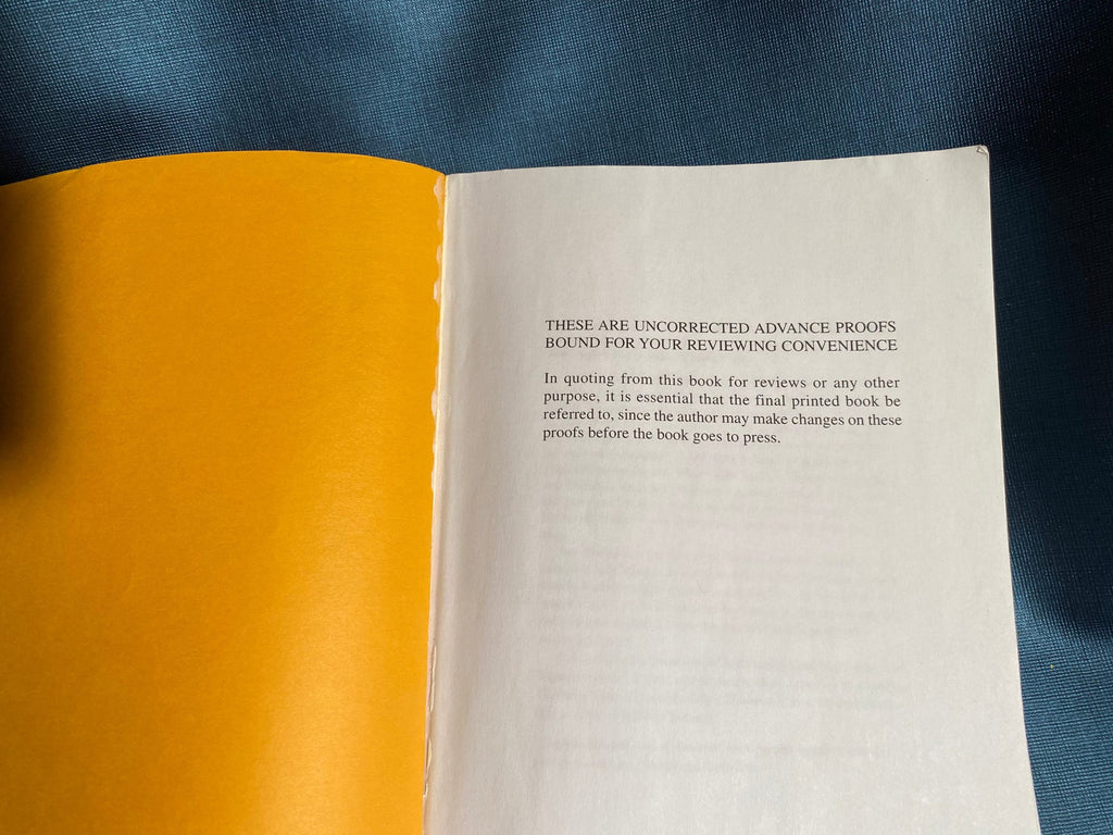 1999 uncorrected proof: McNally's Dilemma, by Lawrence Sanders Limited edition