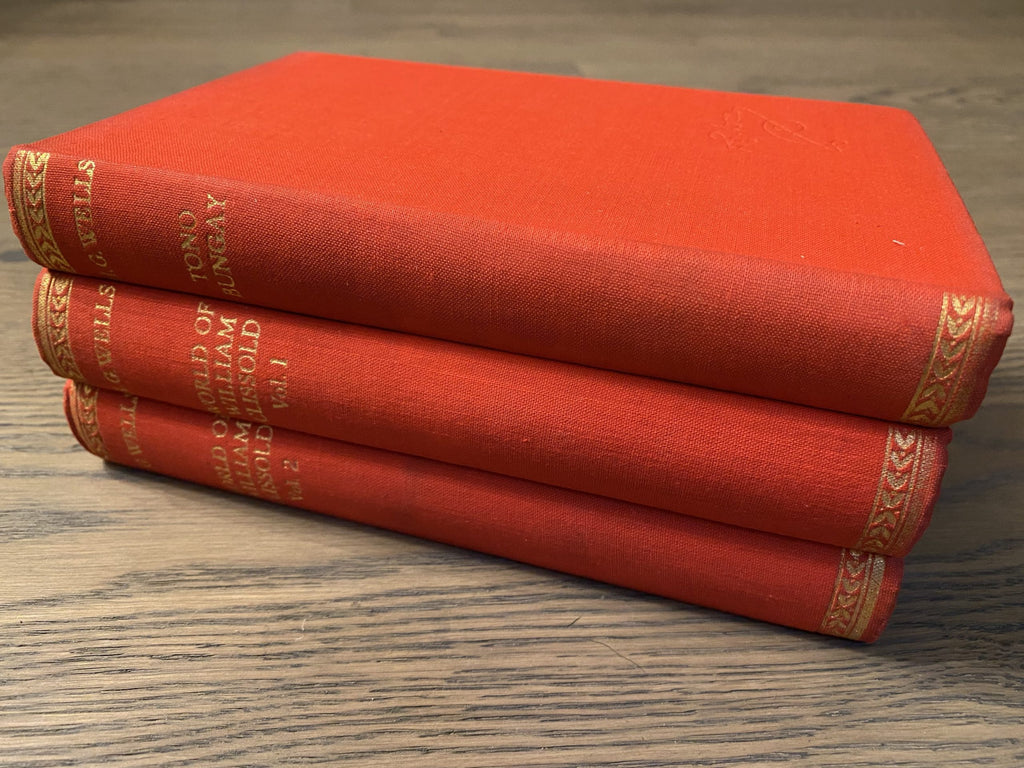 1933, H. G. Wells: World of William Glissold (2 volumes), Tono Bungay