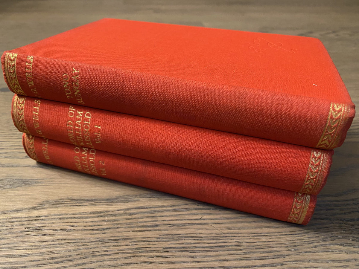 1933, H. G. Wells: World of William Glissold (2 volumes), Tono Bungay