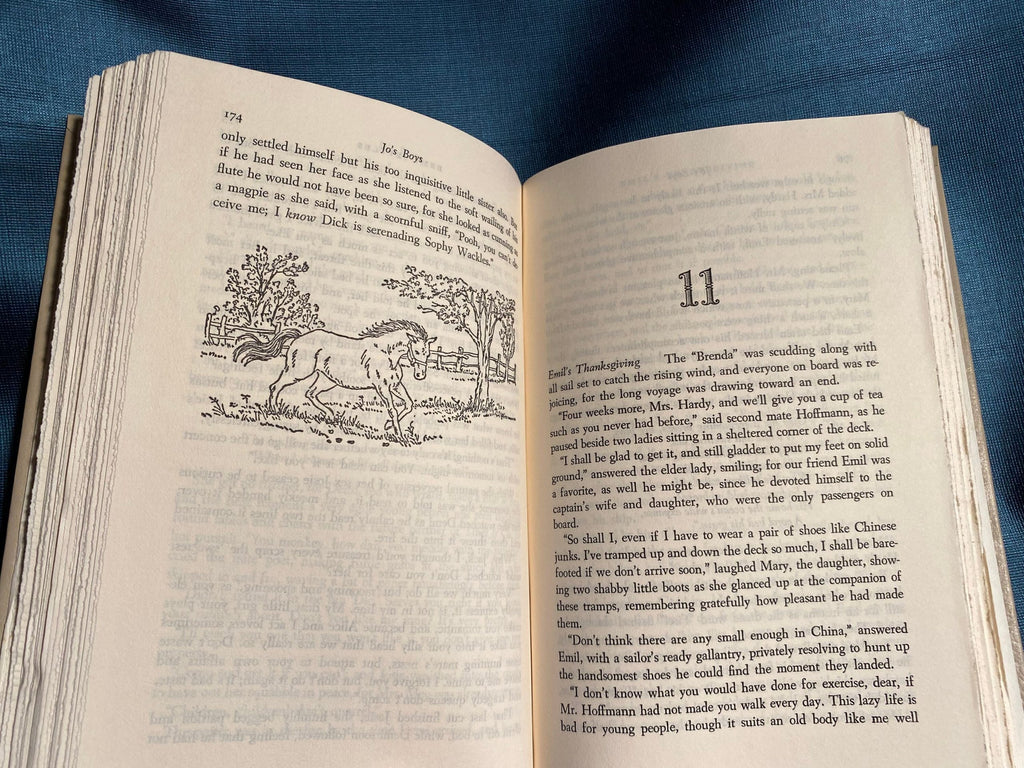 1957: Jo's Boys and How They Turned Out, a sequel to "Little Men", by Louisa May Alcott