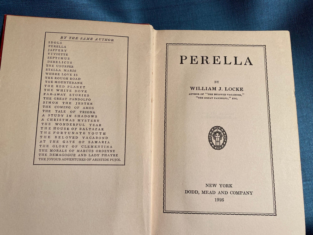 1926: Perella, by William Locke
