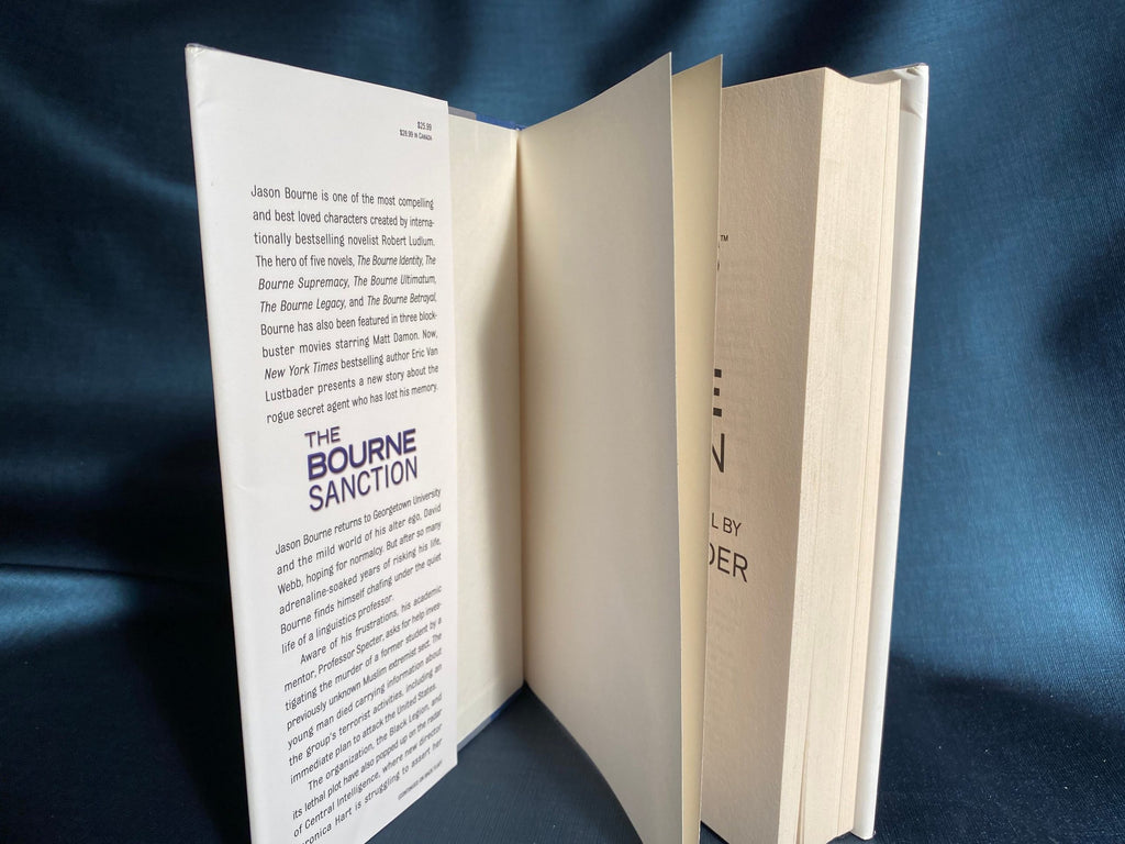 2008 First Edition Robert Ludlum's (tm) The Bourne Sanction: a new Jason Bourne novel by Eric van Lustbader