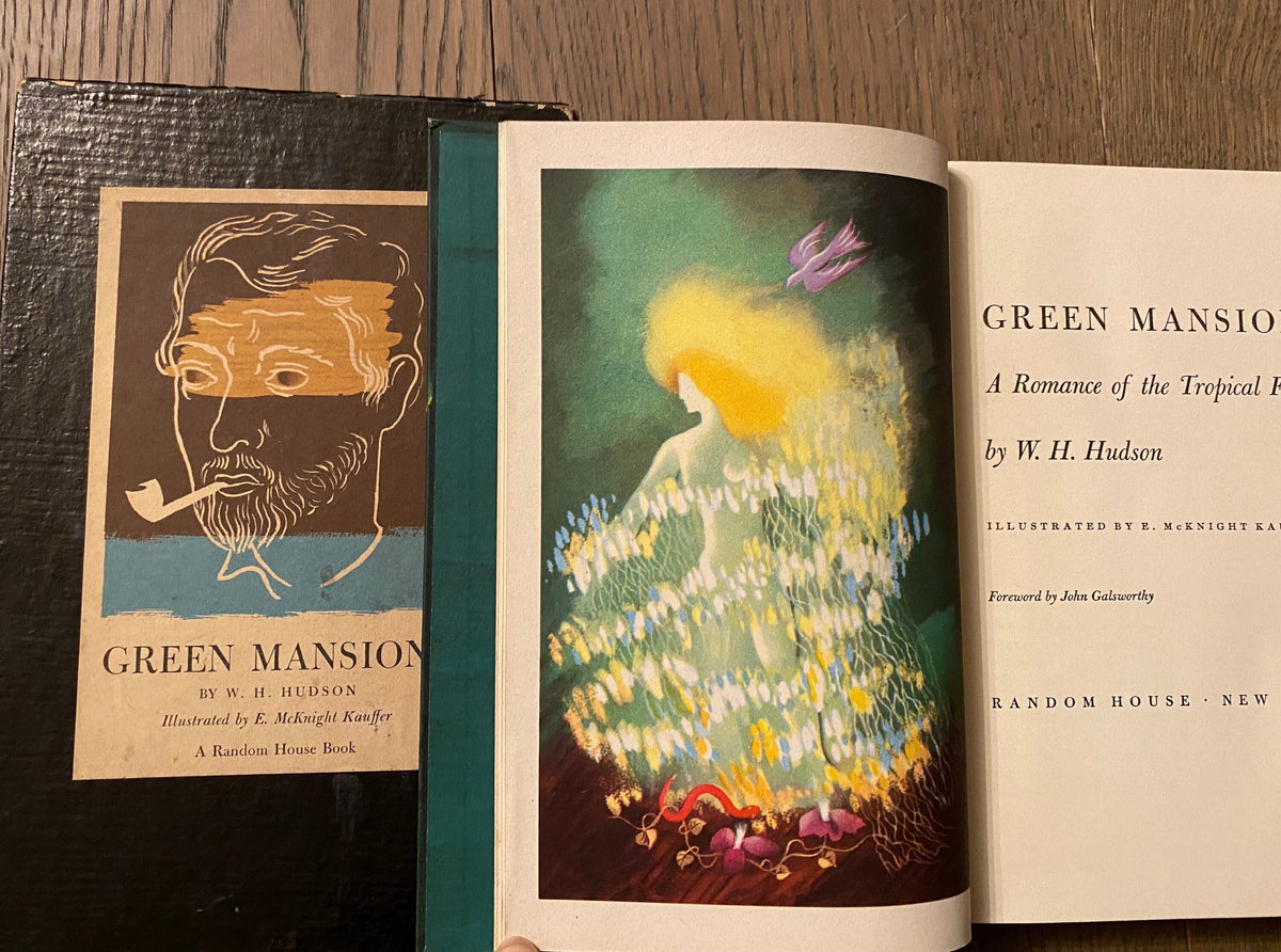 1944 Collectible: Green Mansions, by W. H. Hudson, illustrated by E. McKnight Kauffer
