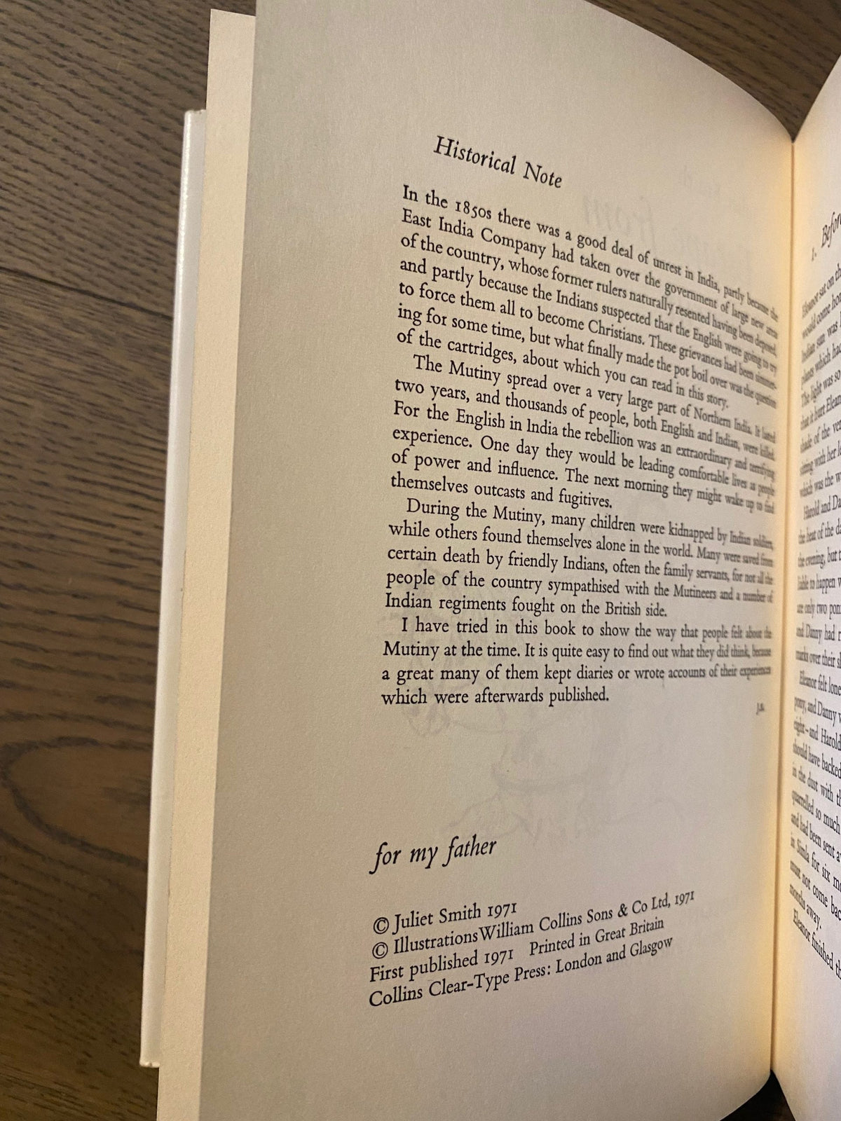 1971 First Edition: Escape from Meerut, by Juliet Smith