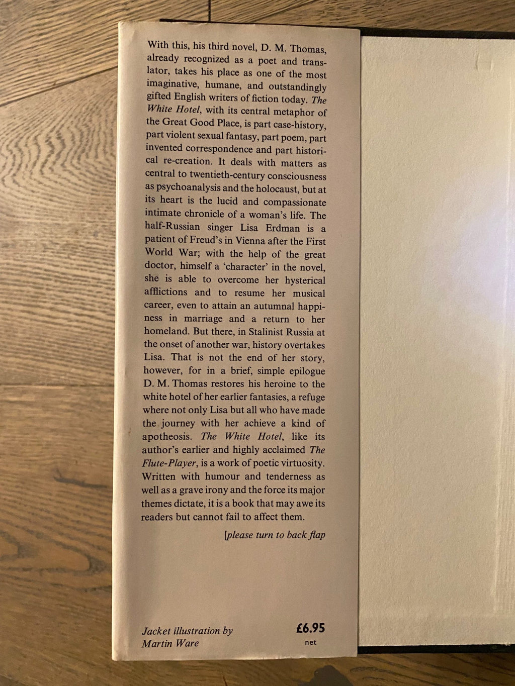 1981 First Edition: The White Hotel, by D. M. Thomas